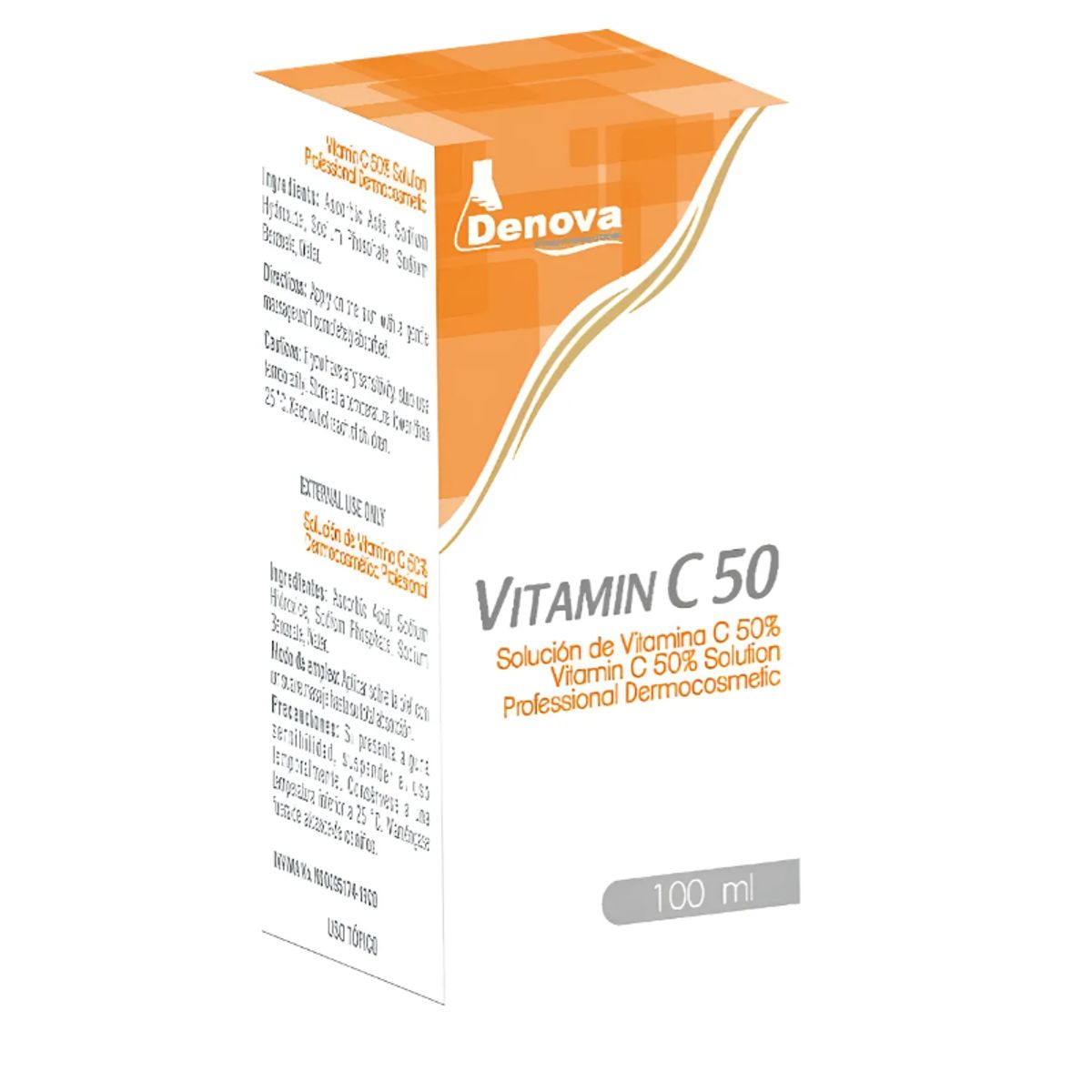 DENON - SOLUCION DE VITAMINA C 50% 100 ML/ DENOVA