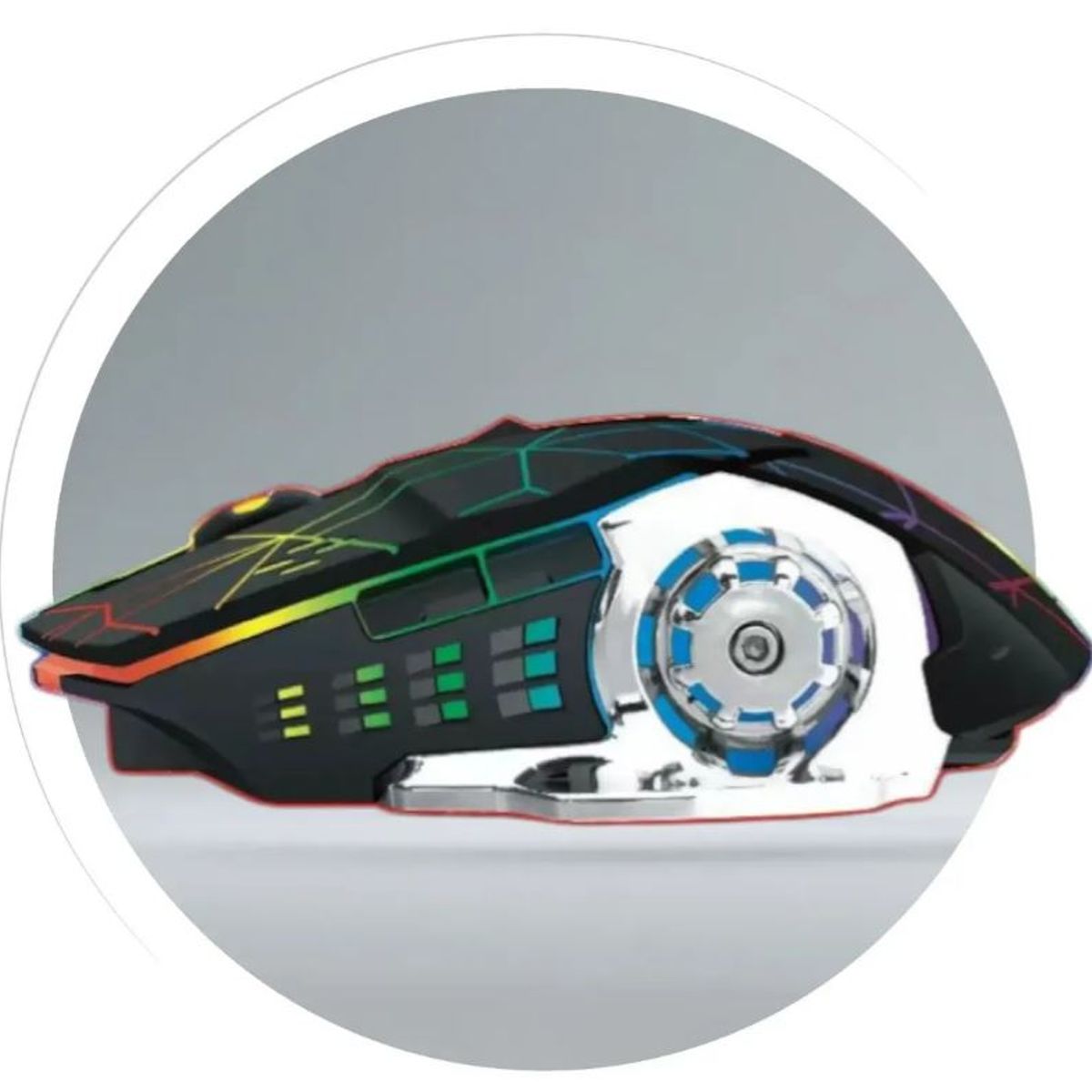 INNOVA - Mouse Gamer Inalámbrico Jertech Dual Bluetooth + 2.4g Silencioso Recargable