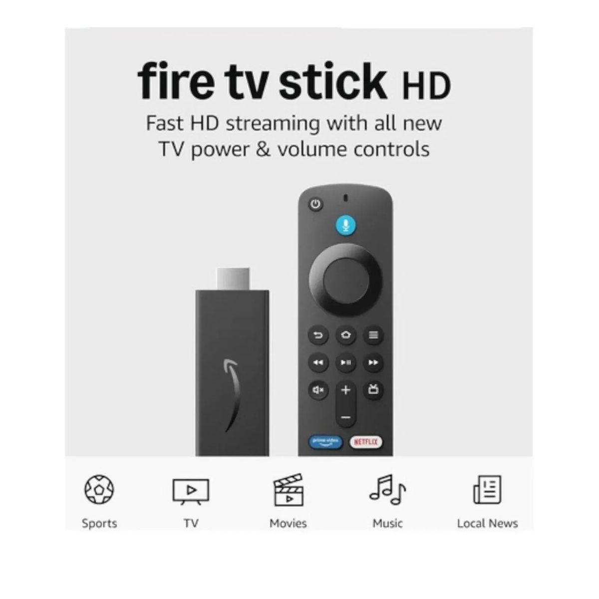 AMAZON - Amazon Fire Tv Stick Lite Full Hd  tv box