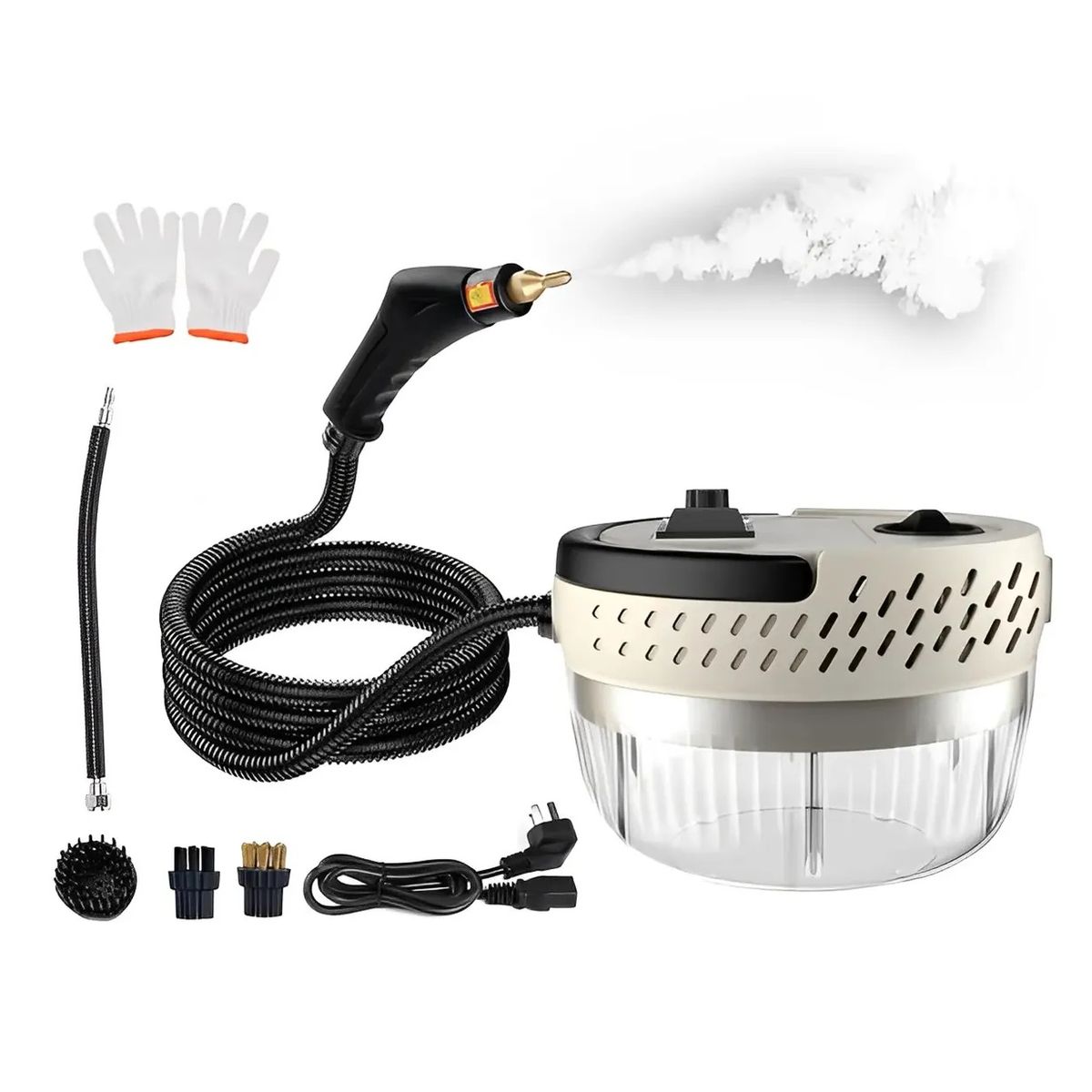 GENERAL - Maquina Limpiador A Vapor Alta Presión 3000W Portátil