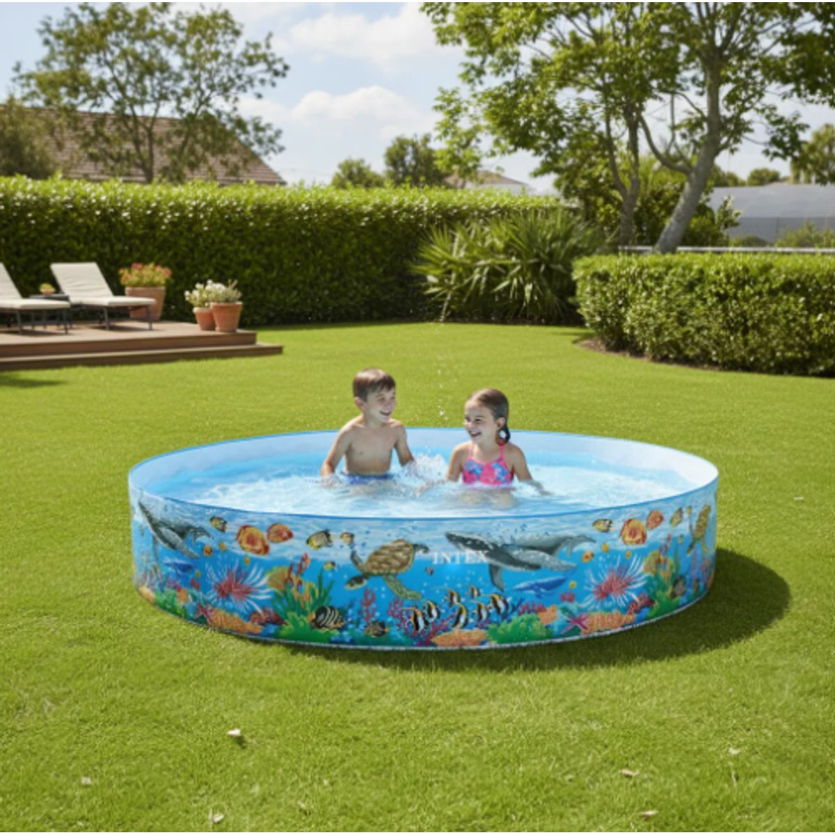 INTEX - Piscina Infantil 2,44mts46cms -  Multicolor