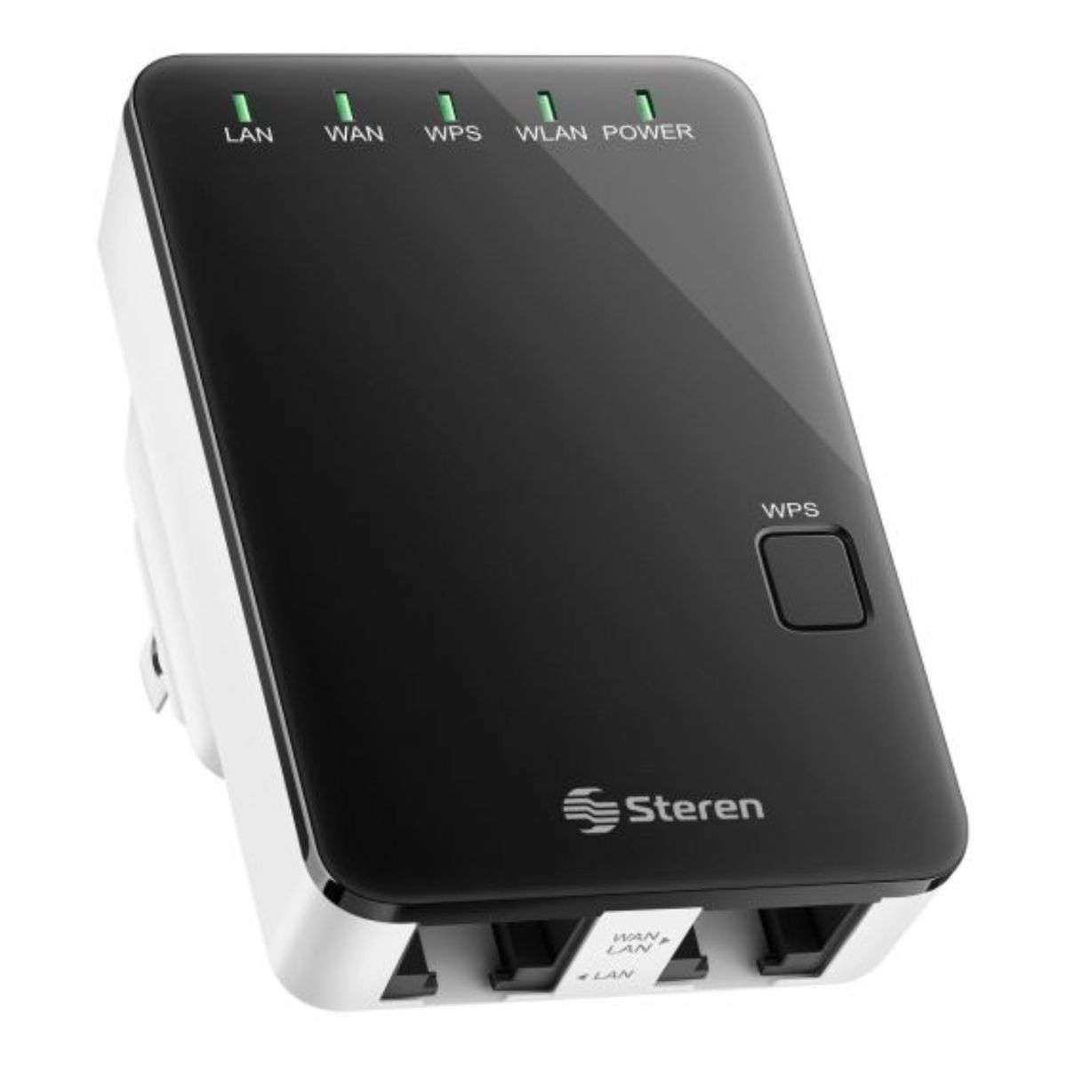 STEREN - Repetidor Wi-Fi* 2,4 GHz (B/G/N), hasta 17 m de cobertura