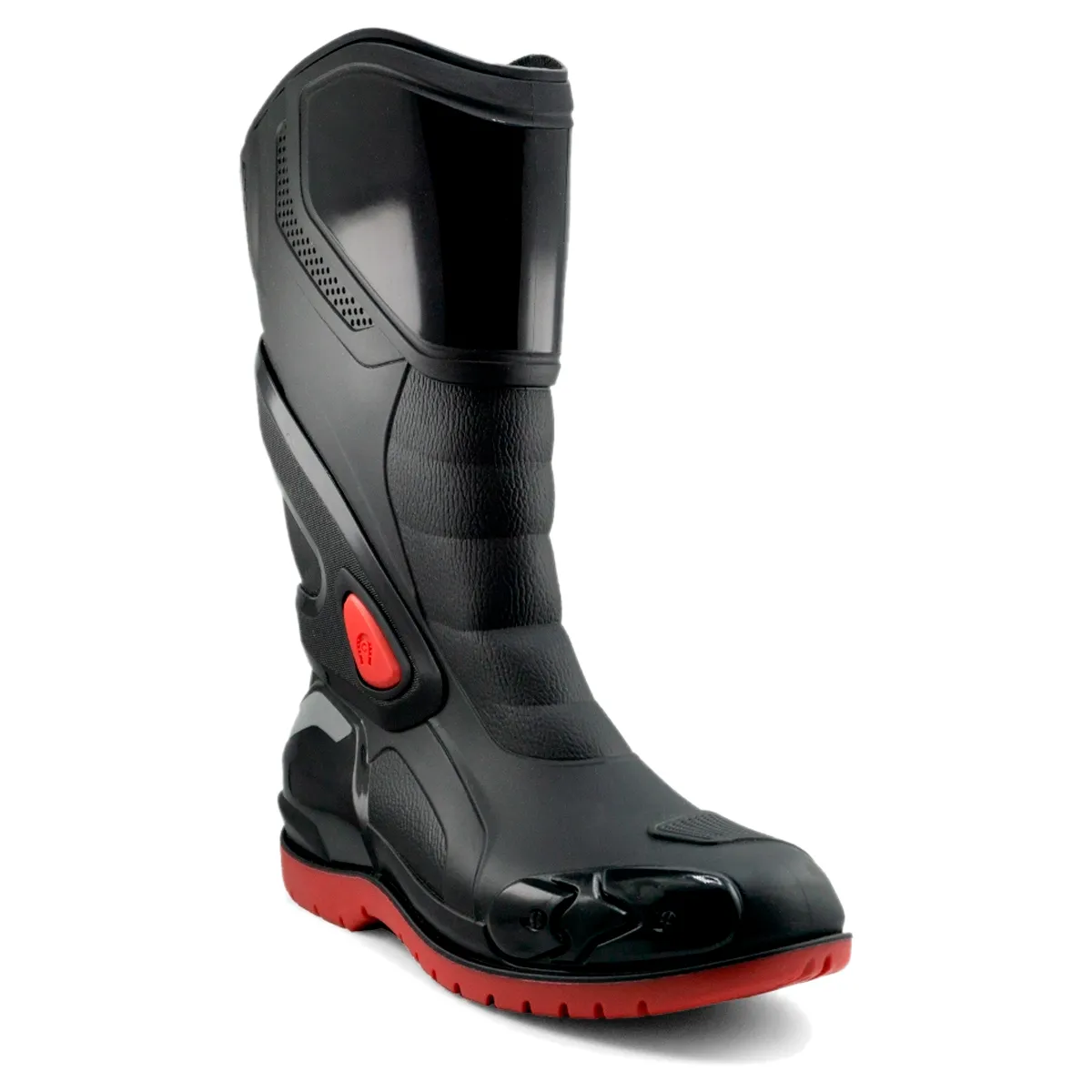 VENUS - Botas Caucho Impermeable Venus Racing Motociclista Reflectivo
