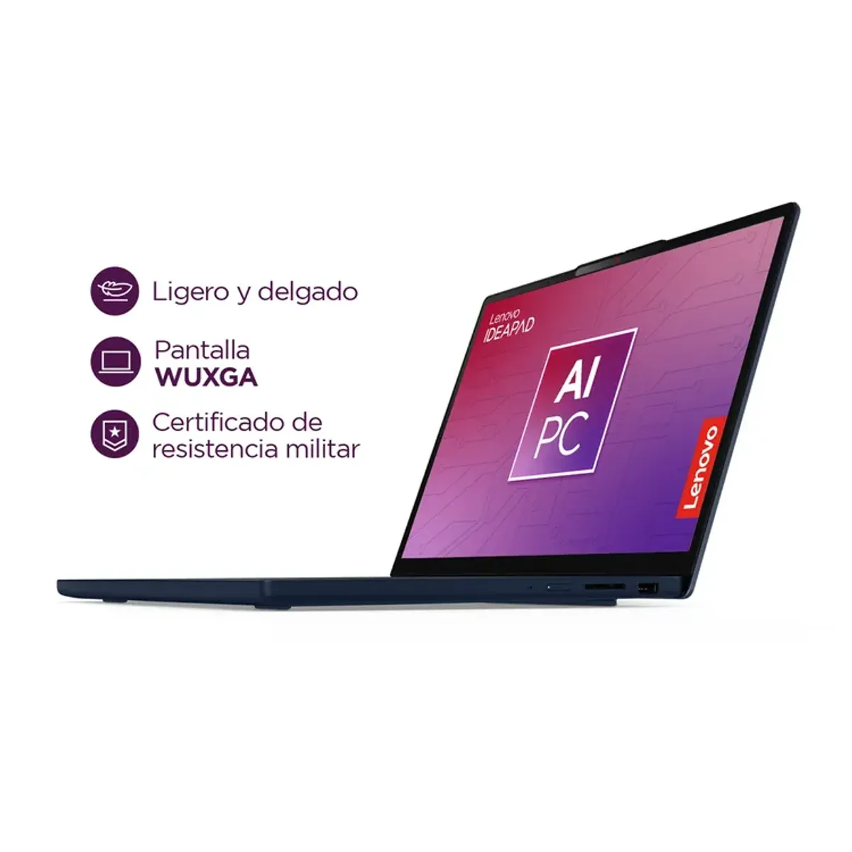 LENOVO - PORTÁTIL LENOVO IDEAPAD SLIM 3 RYZEN 5 8640HS 24GB RAM 512GB SSD 15,3" WUXGA