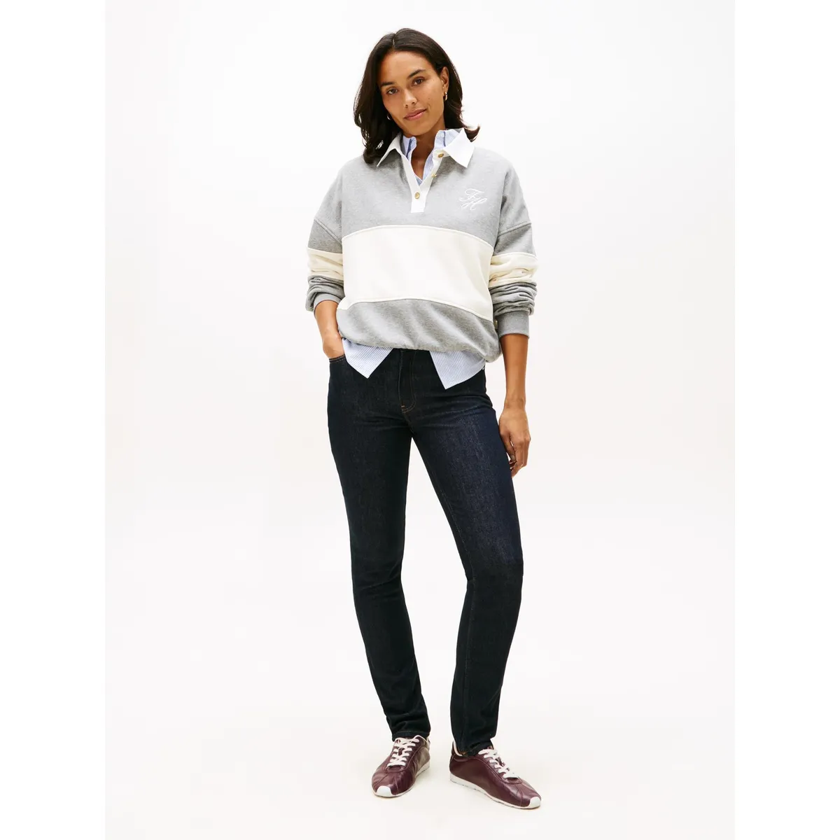 TOMMY HILFIGER - Jeans azul denim de corte ajustado Tommy Hilfiger