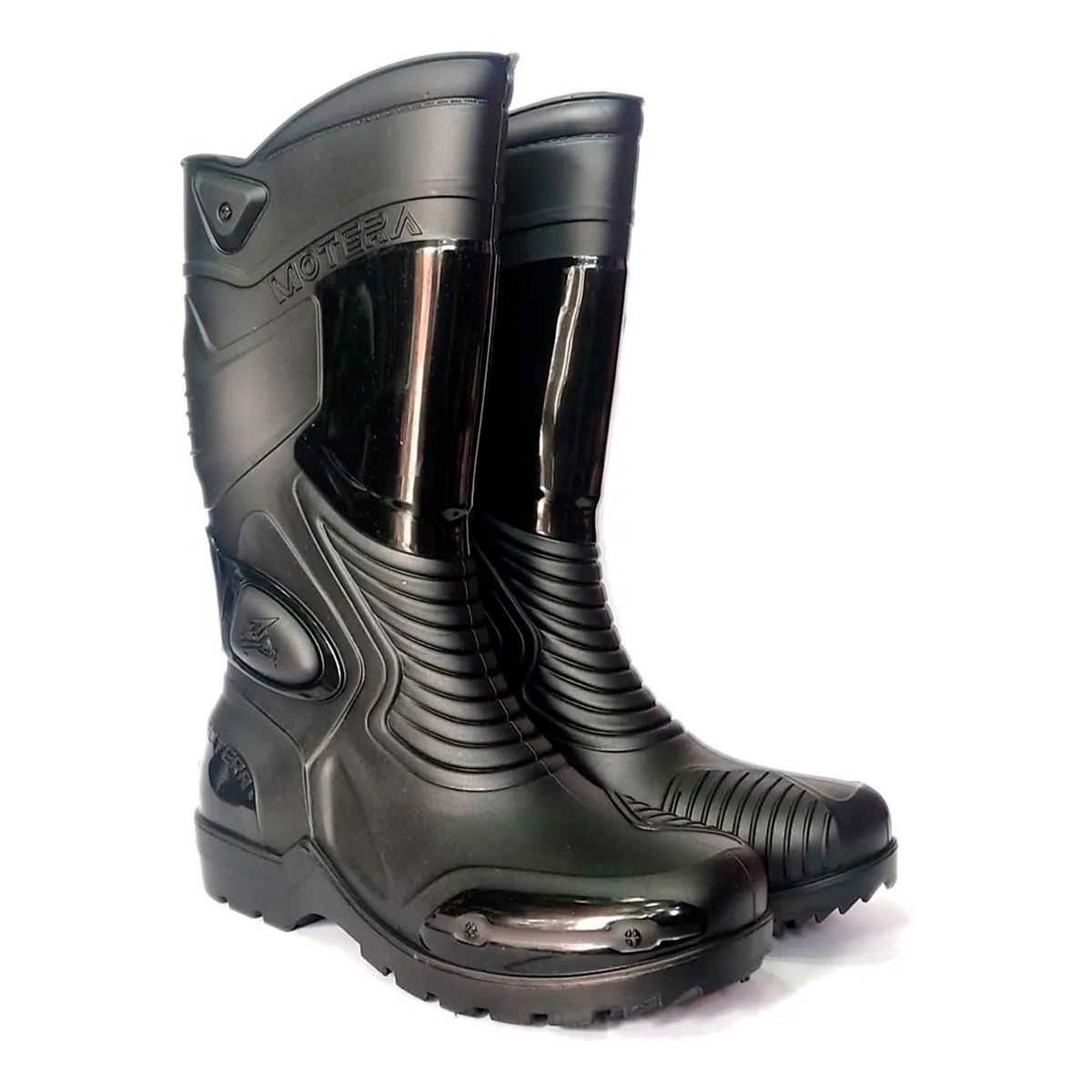 IDECAL - Botas Caucho Lluvia Motociclista Motera Livianas Impermeable