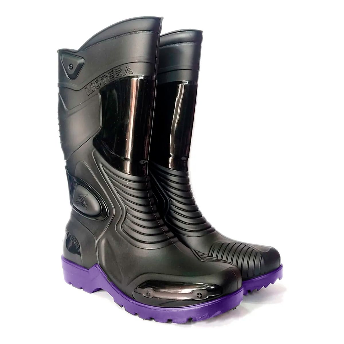 IDECAL - Botas Caucho Lluvia Motociclista Motera Livianas Impermeable