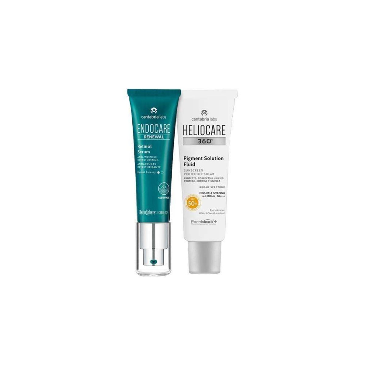 MEDIVELIUS - KIT Endocare Renewal 0.2% + Heliocare 360° Pigment