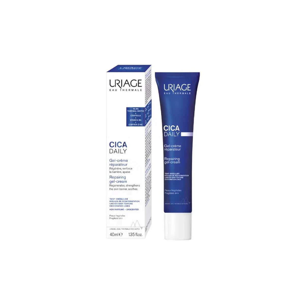 URIAGE - URIAGE Cica Daily Repairing Gel Crema X 40 Ml - Para Piel Sensible