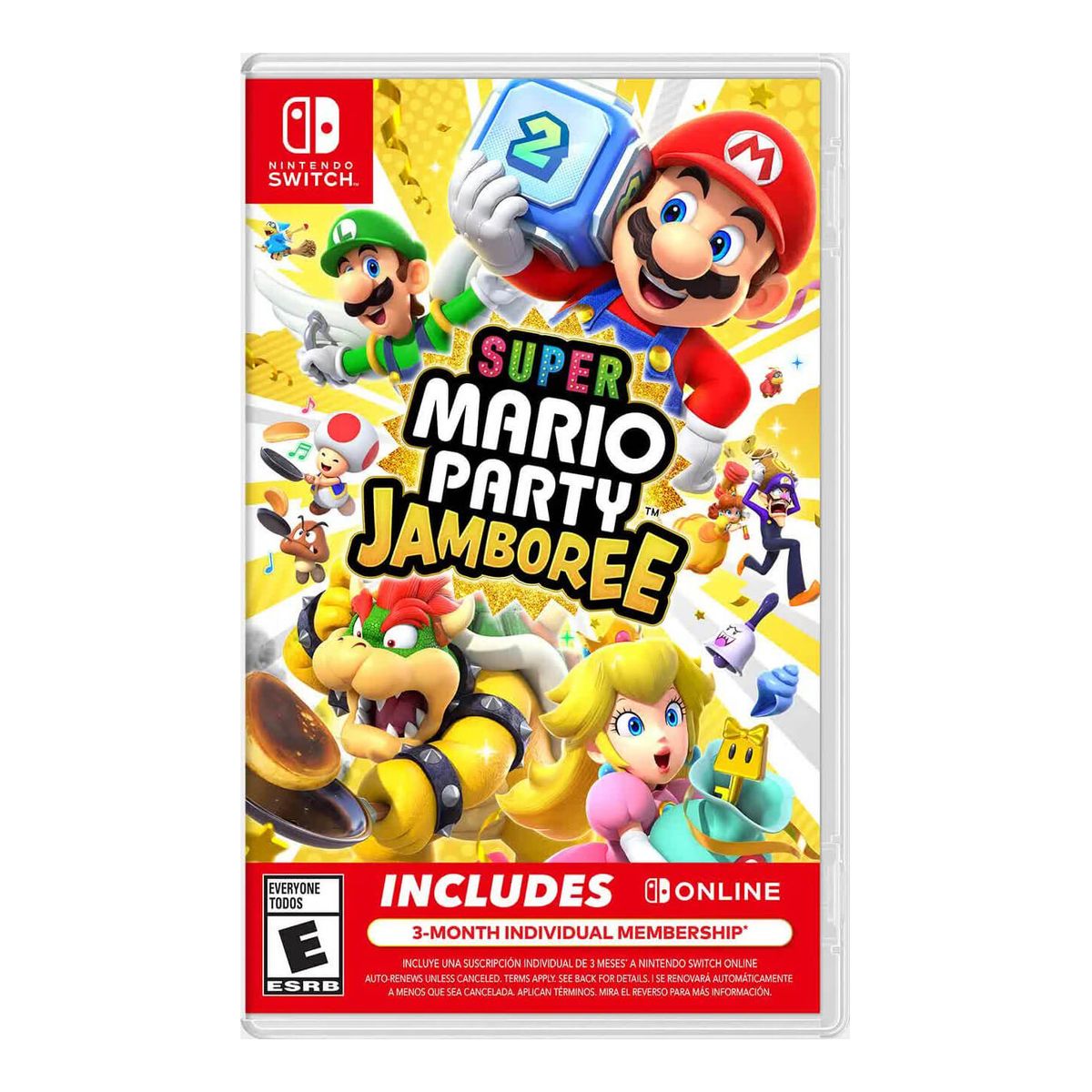 NINTENDO - Super Mario Party Jamboree Incluye 3 meses Nintendo Switch Online