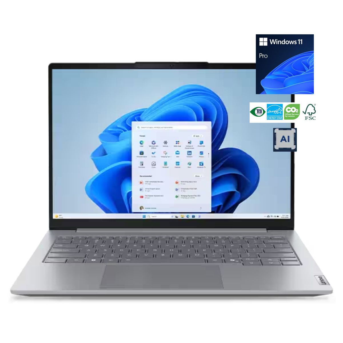 Lenovo - PORTATIL LENOVO THINBOOK 14  Intel Core Ultra 5 225U /SSD 512GB/ DDR5 16GB/ WIN 11 PRO