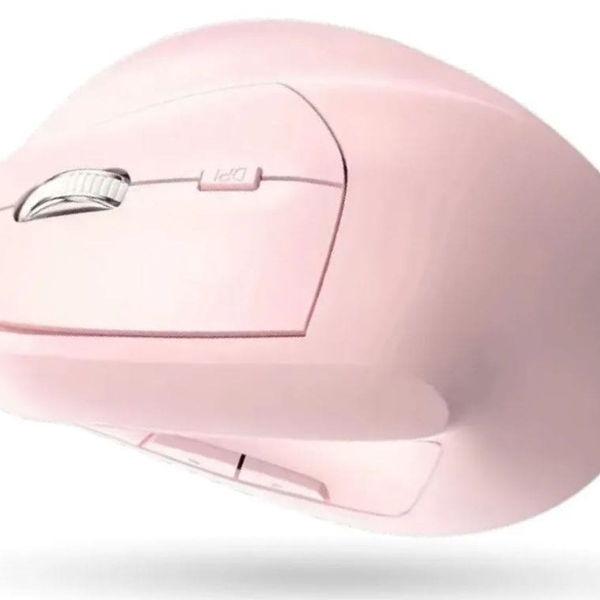 INNOVA - Mouse Vertical Ergonómico Yelandar L10 Bluetoothusb Recargable Rosado Rosa Rosa