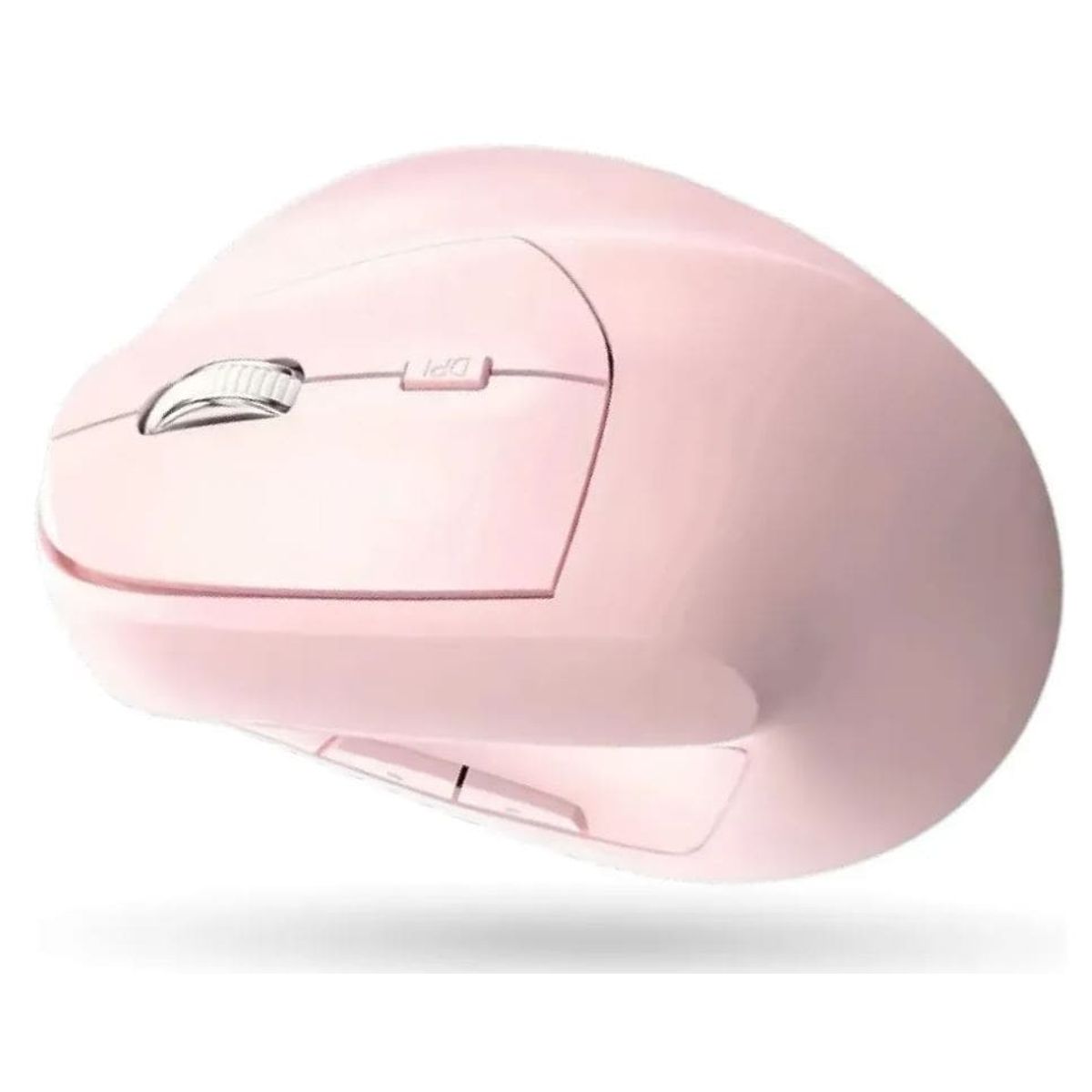 INNOVA - Mouse Vertical Ergonómico Yelandar L10 Bluetoothusb Recargable Rosado Rosa Rosa