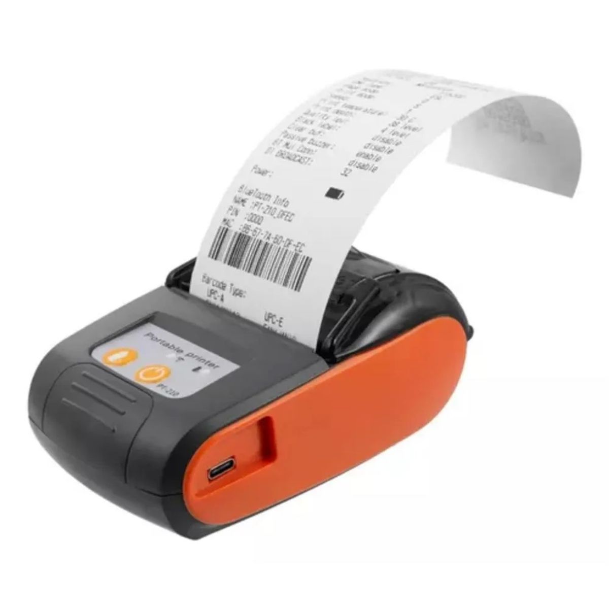 GENERICO - Impresora Termica Portatil Bluetooth para Recibos y Facturas