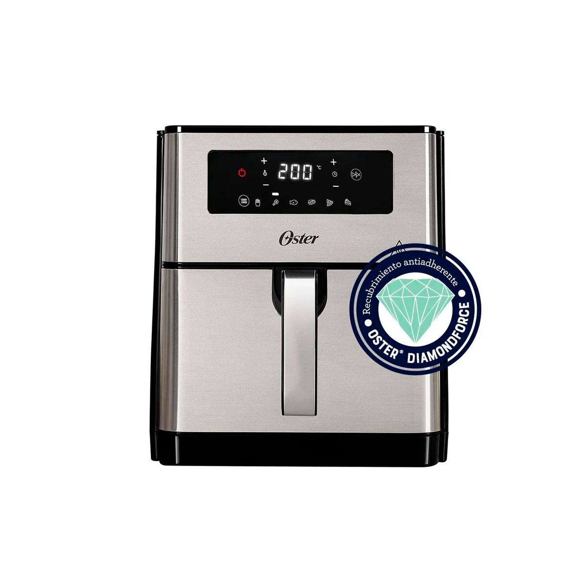 OSTER - Freidora de Aire 9 Litros Oster CKSTAF90D Digital con Panel Táctil y Control de Temperatura