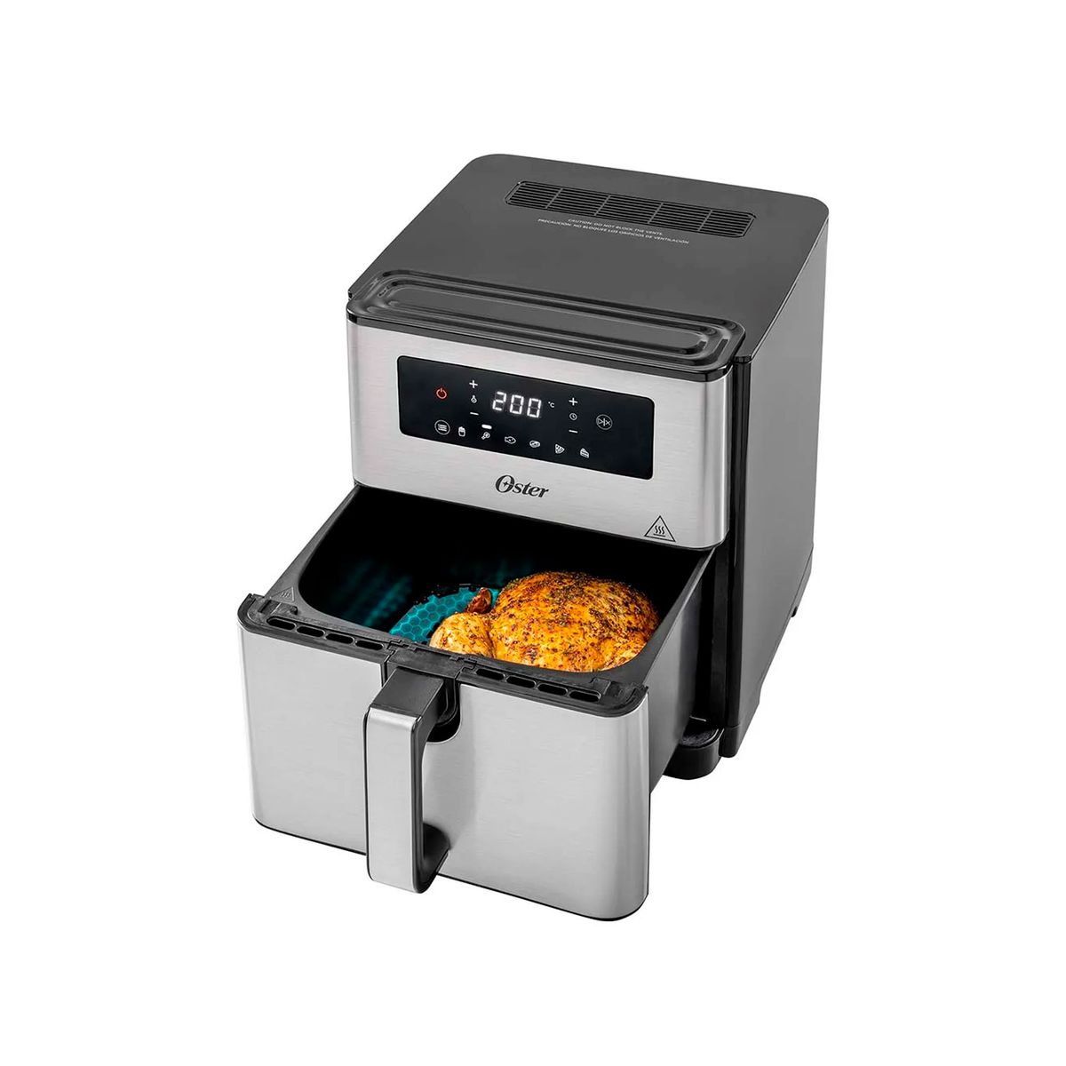 OSTER - Freidora de Aire 9 Litros Oster CKSTAF90D Digital con Panel Táctil y Control de Temperatura