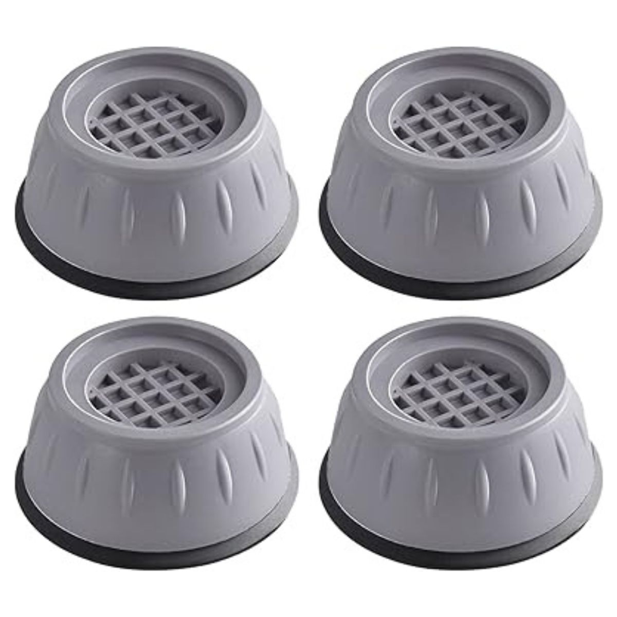 GENERICO - Almohadillas Antivibración Para Lavadora  Base De Goma Antideslizante y Antiruido 4 Unidades