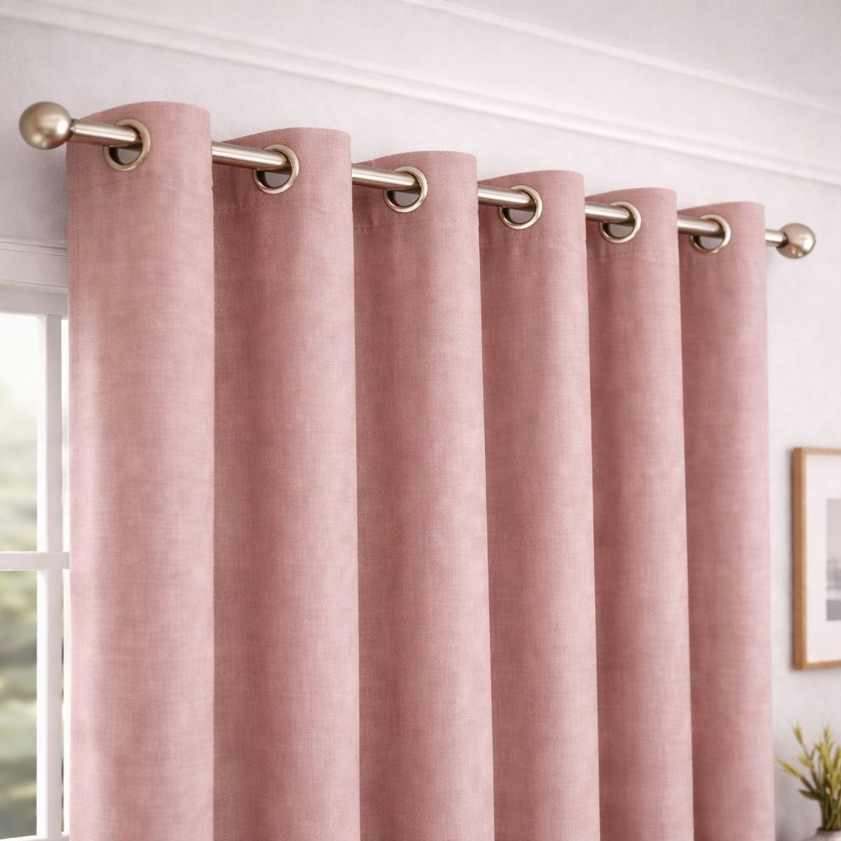ADVANCE - Juego de Cortinas Blackout Térmicas Akasa - 2 Paneles de 140x210 cm