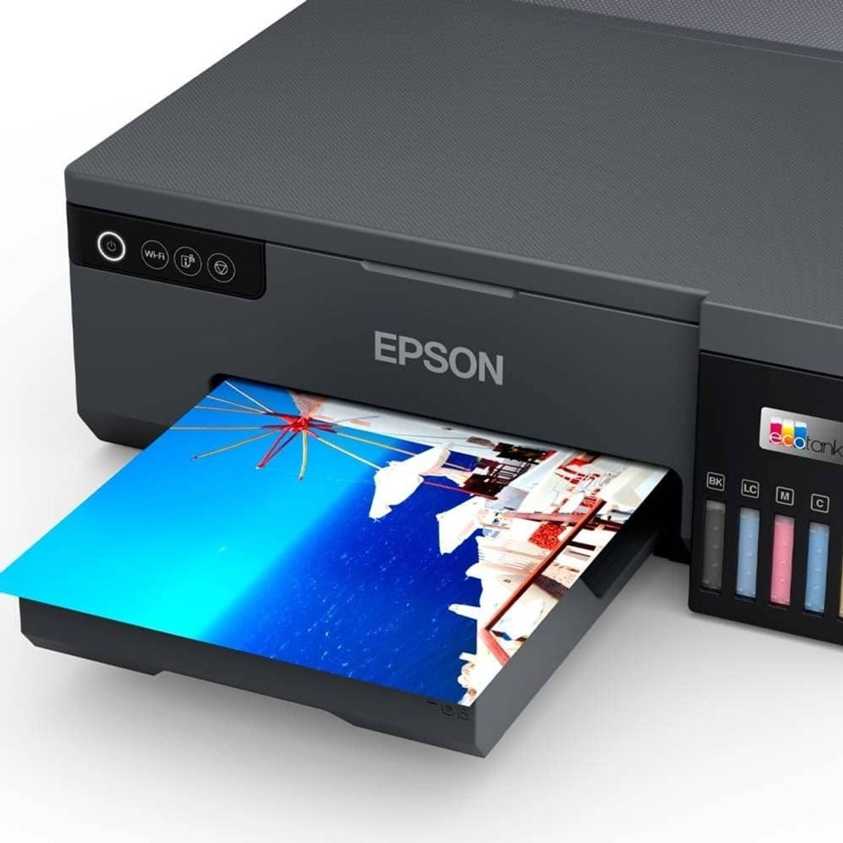 EPSON - Impresora Fotográfica Epson EcoTank L8050 Tanque 6 Colores WiFi CD/DVD PVC 5760x1440