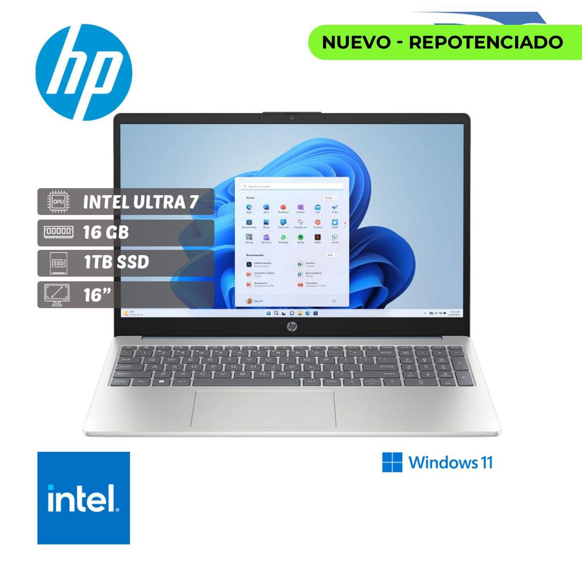 HP - Portatil HP OMNIBOOK 5 16-AF1017WM ULTRA 7 255U/16GB/ 1 TB/ 16" /W11H/TOUCH