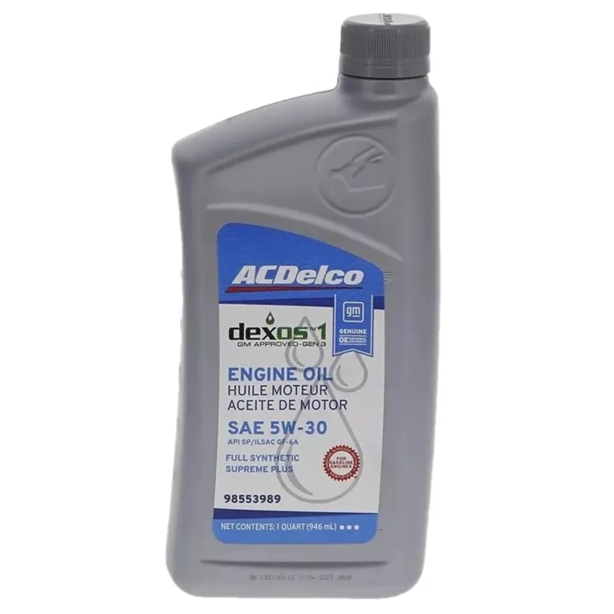 ACDELCO - Kit Cambio De Aceite Para Chevrolet Onix 1.0 Turbo