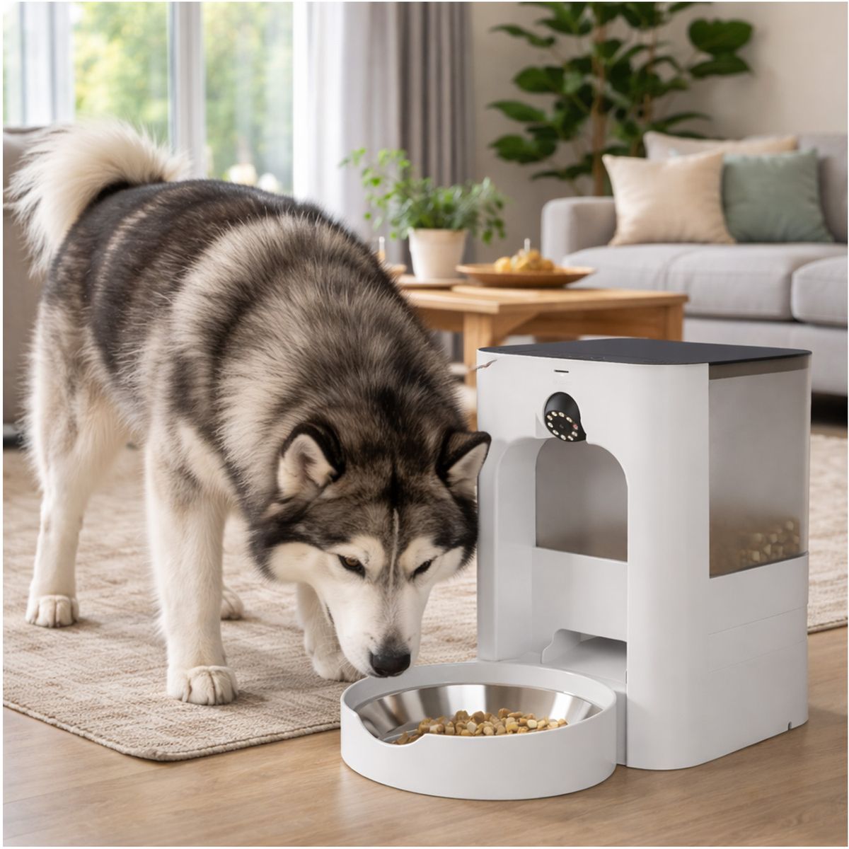 ONE PIXEL - Dispensador De Alimentos Para Mascotas Automatico Con Camara Programado