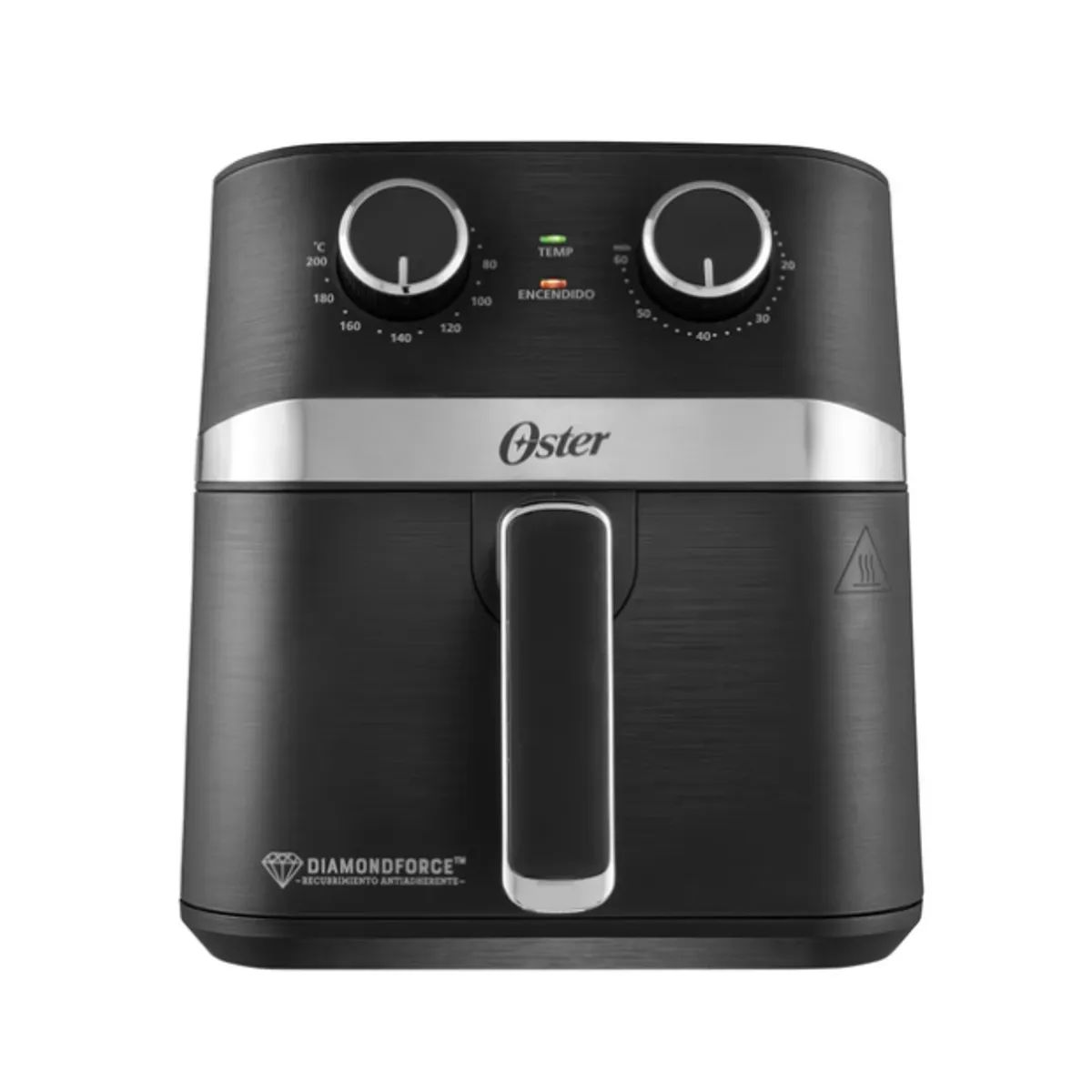 OSTER - Freidora de Aire Oster 4L DiamondForce 1300W Manual Negro 110V