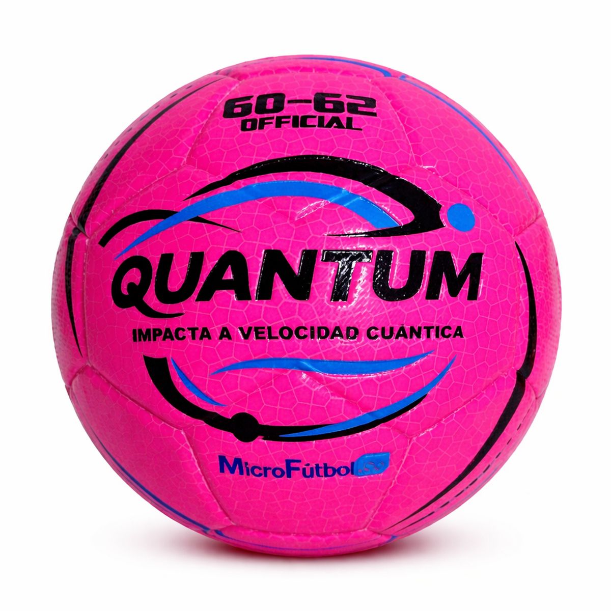 GENERICO - Balón Profesional Microfútbol Quantum MF-5 Tamaño Oficial 60-62 Color Fucsia
