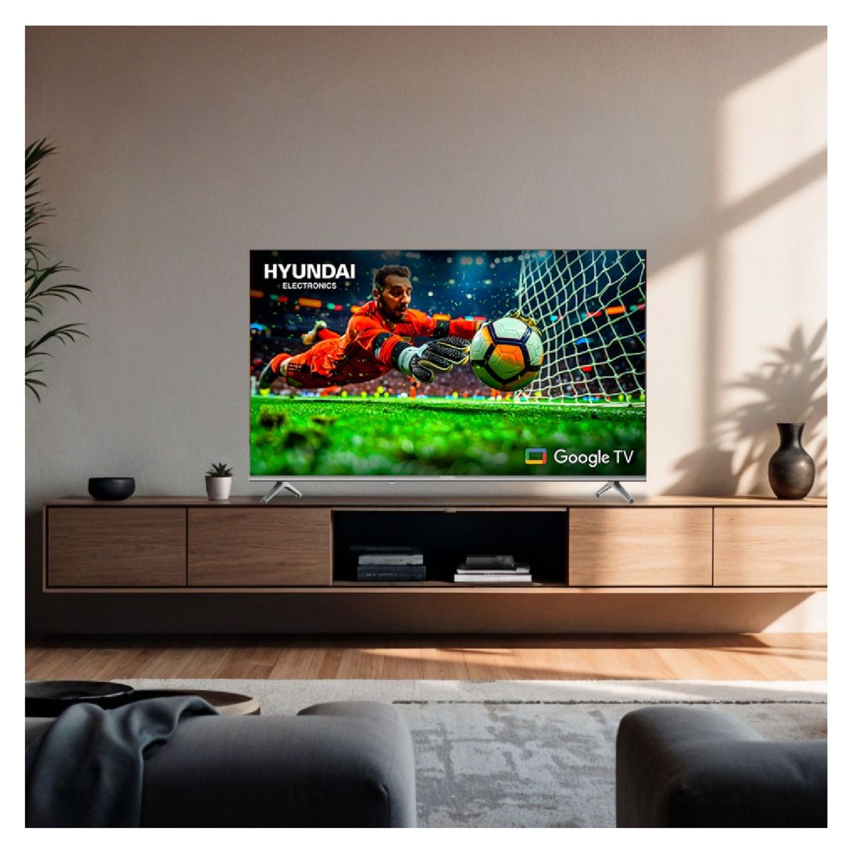 HYUNDAI - Televisor HYUNDAI 43 109 CM Smart Google TV QLED HYLED4326QG