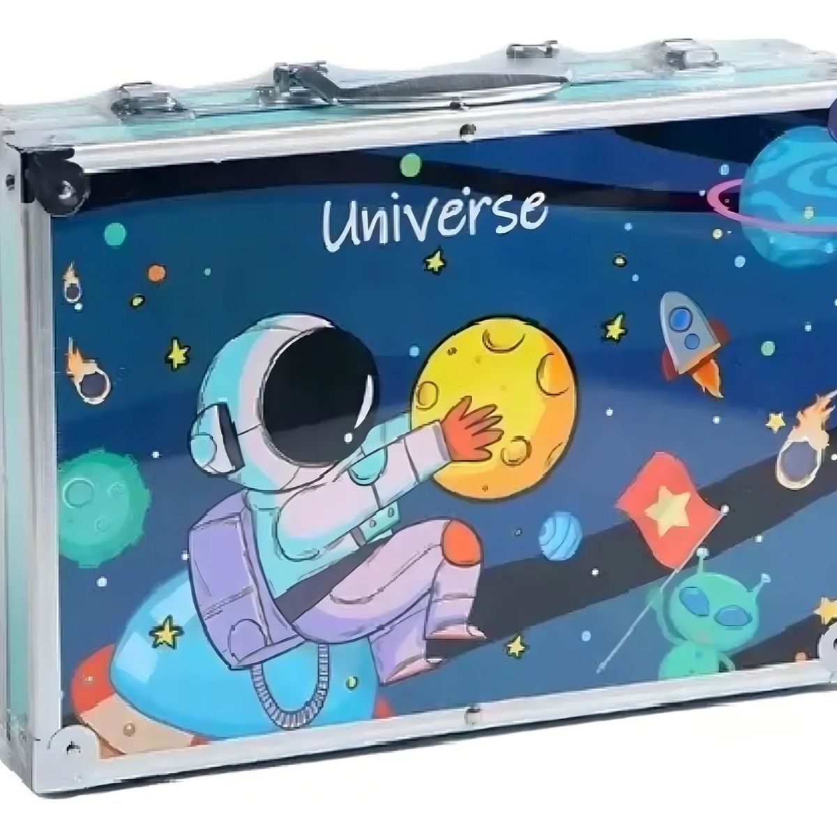 SKY - Kit/set De Arte Dibujo Maletin Metalico 145 Piezas Niños