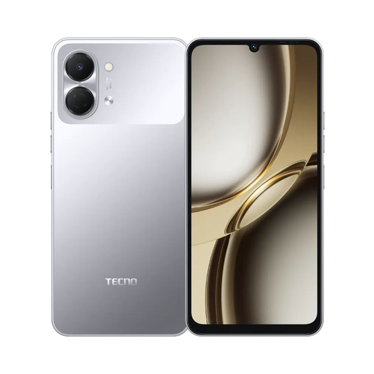 TECNO MOBILE - Celular Tecno Spark Go 3 4G 128 Gb 4+4 Ram Gris Titanio