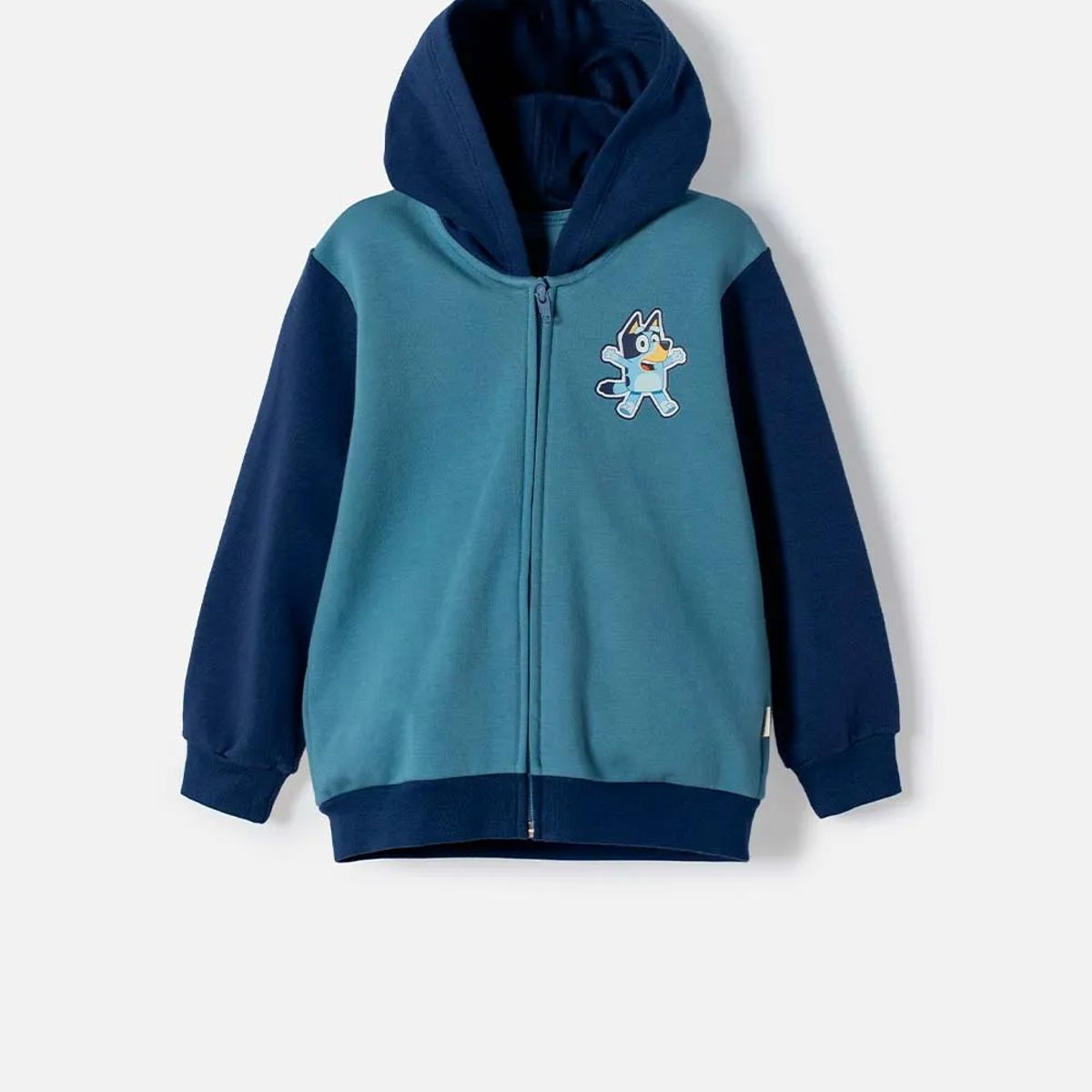 BLUEY - Buzo de Bluey con cierre azul para niño 2T a 6T