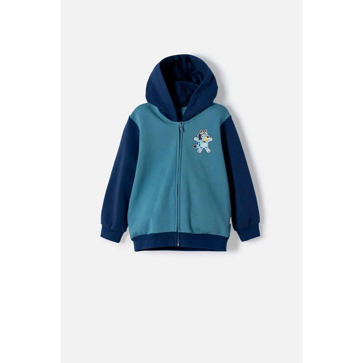 BLUEY - Buzo de Bluey con cierre azul para niño 2T a 6T