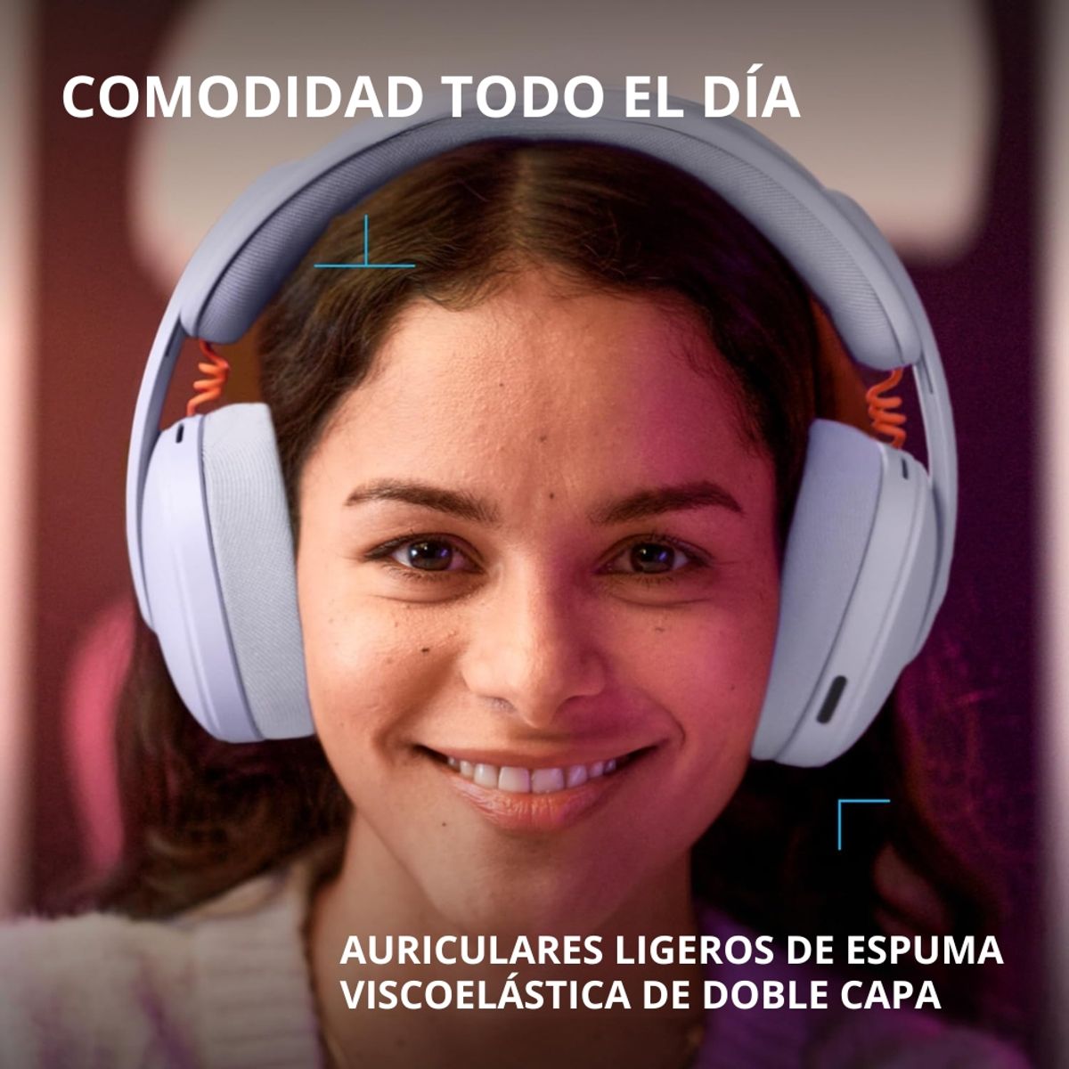 LOGITECH - Audífonos Diadema Gamer Inalámbrica Logitech G325 LIGHTSPEED Bluetooth PC PS5 Switch Xbox - Lila