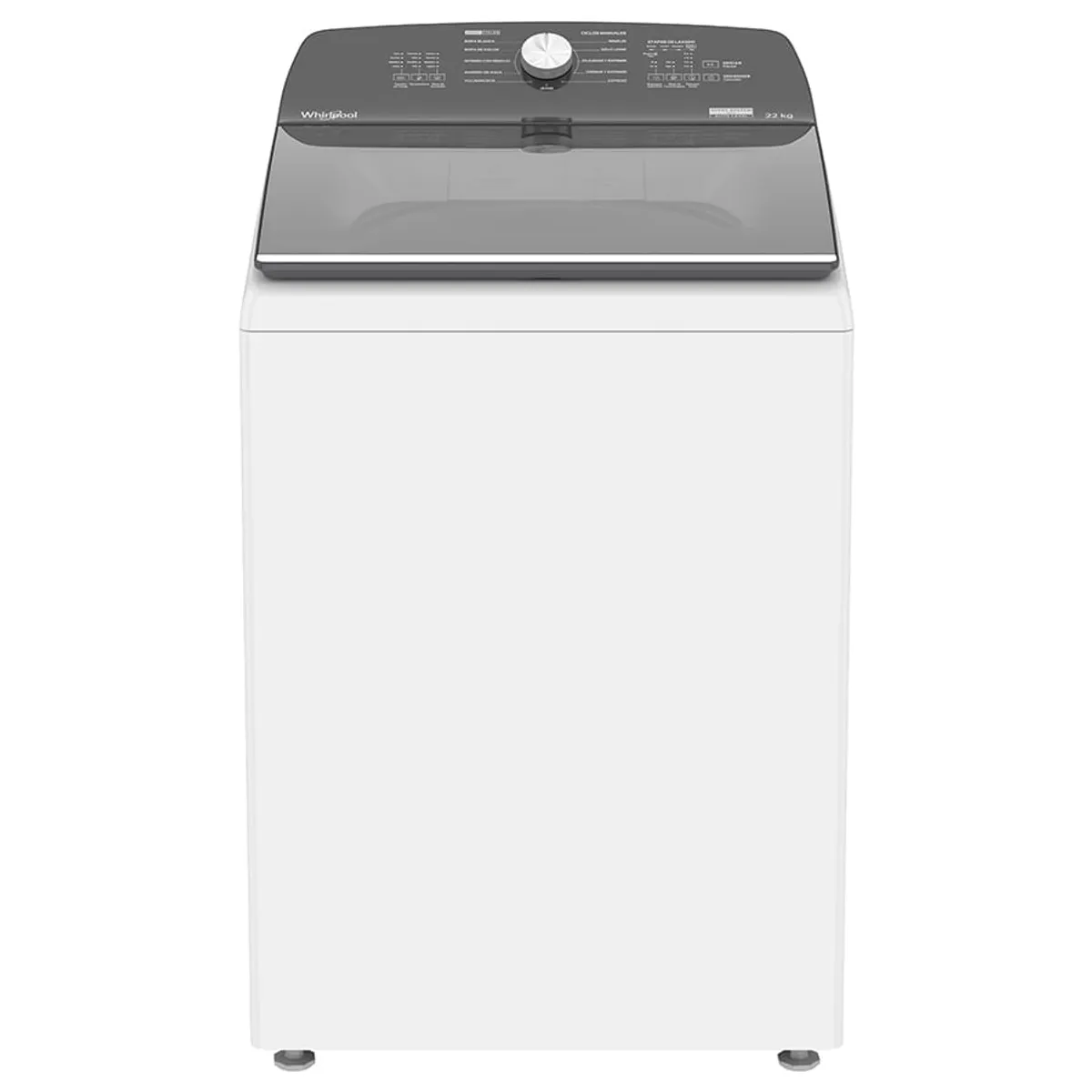 WHIRLPOOL - Lavadora Automática Whirlpool 8mwtw2241 Blanca 22kg 110 v - 127 v