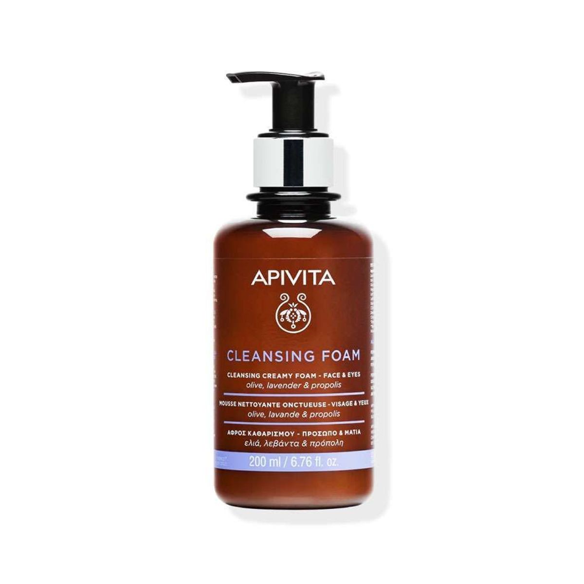 APIVITA - APIVITA Cleansing Face & Eyes Creamy Foam X 200Ml para Todo Tipo de Piel
