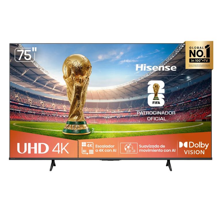 Televisor Hisense 75 Pulgadas UHD 4K Smart Tv 75A6NV