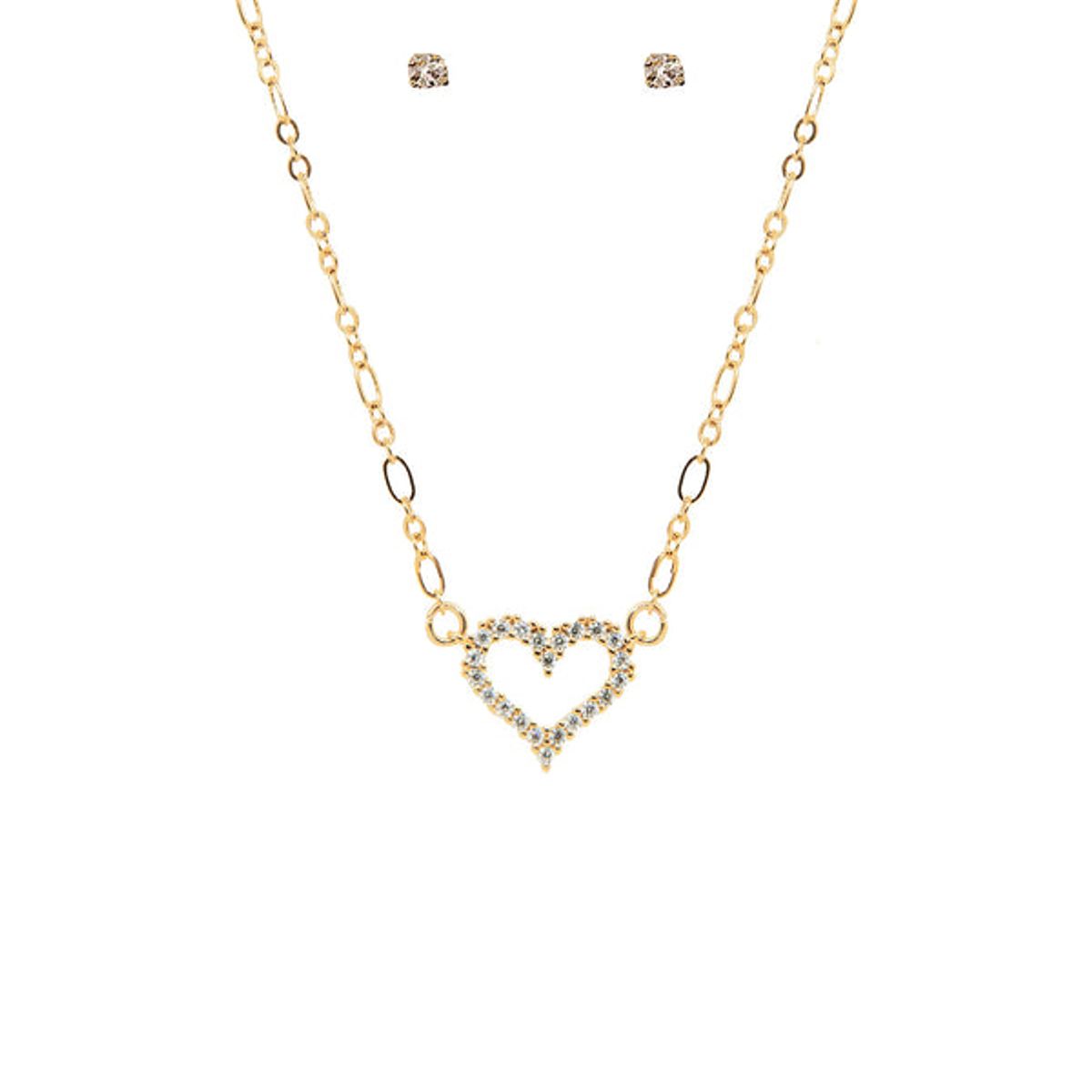 LUNAMAR - Collar Corazón Cristal