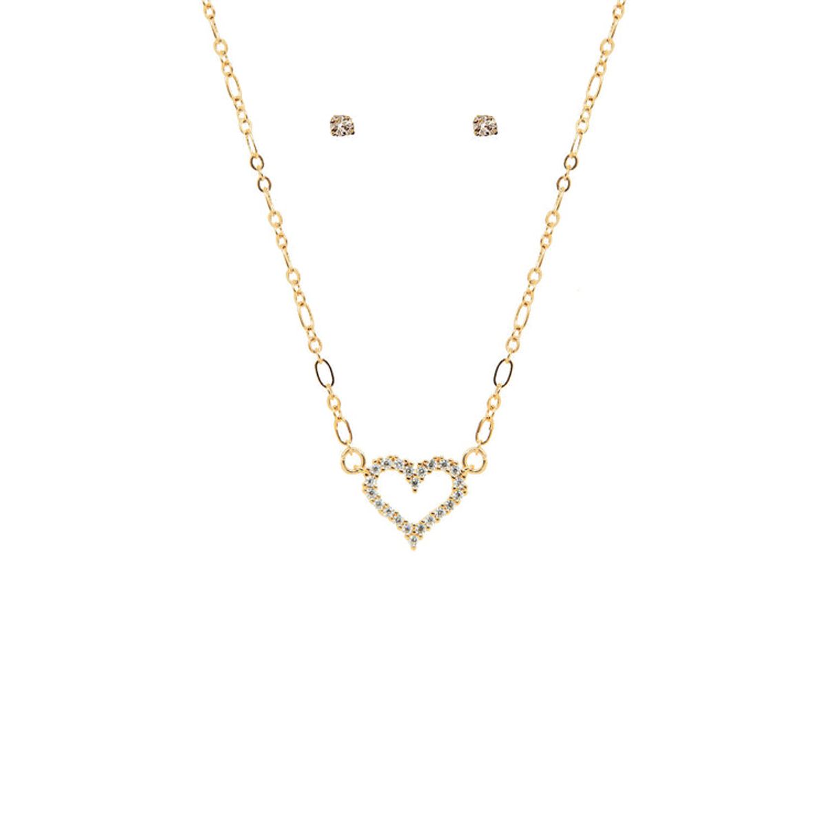 LUNAMAR - Collar Corazón Cristal