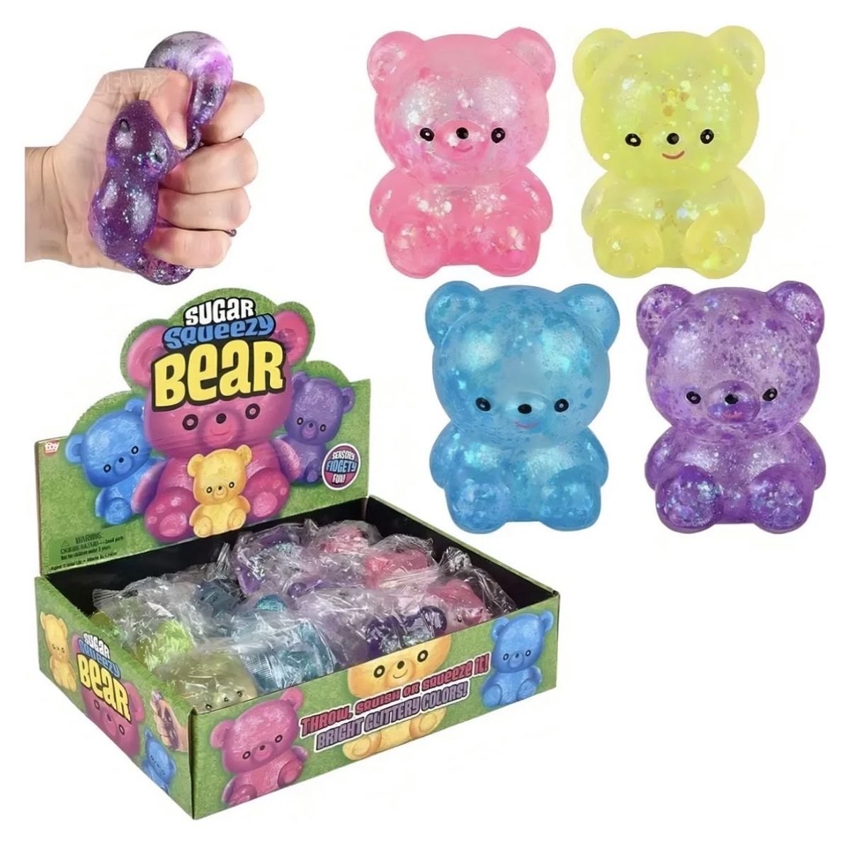 GENERICO - Squishy Ositos Juguete Antiestrés Squeeze Muñequito