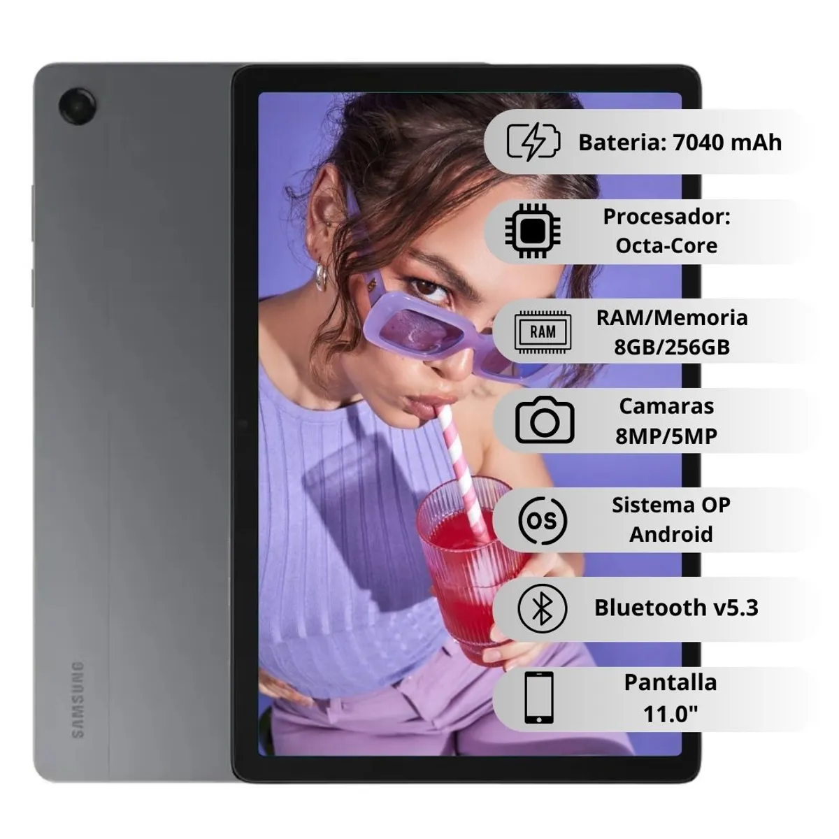 SAMSUNG - Tablet Samsung Galaxy TAB A11 Plus - Gris