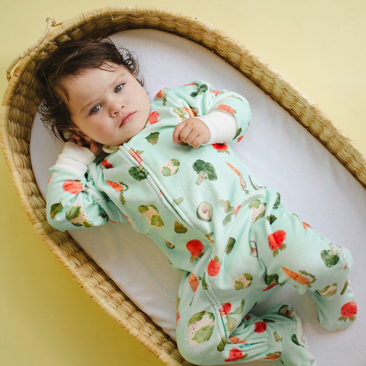 LAPU KIDS - Pijama Enteriza térmica Festa Veggie Blue