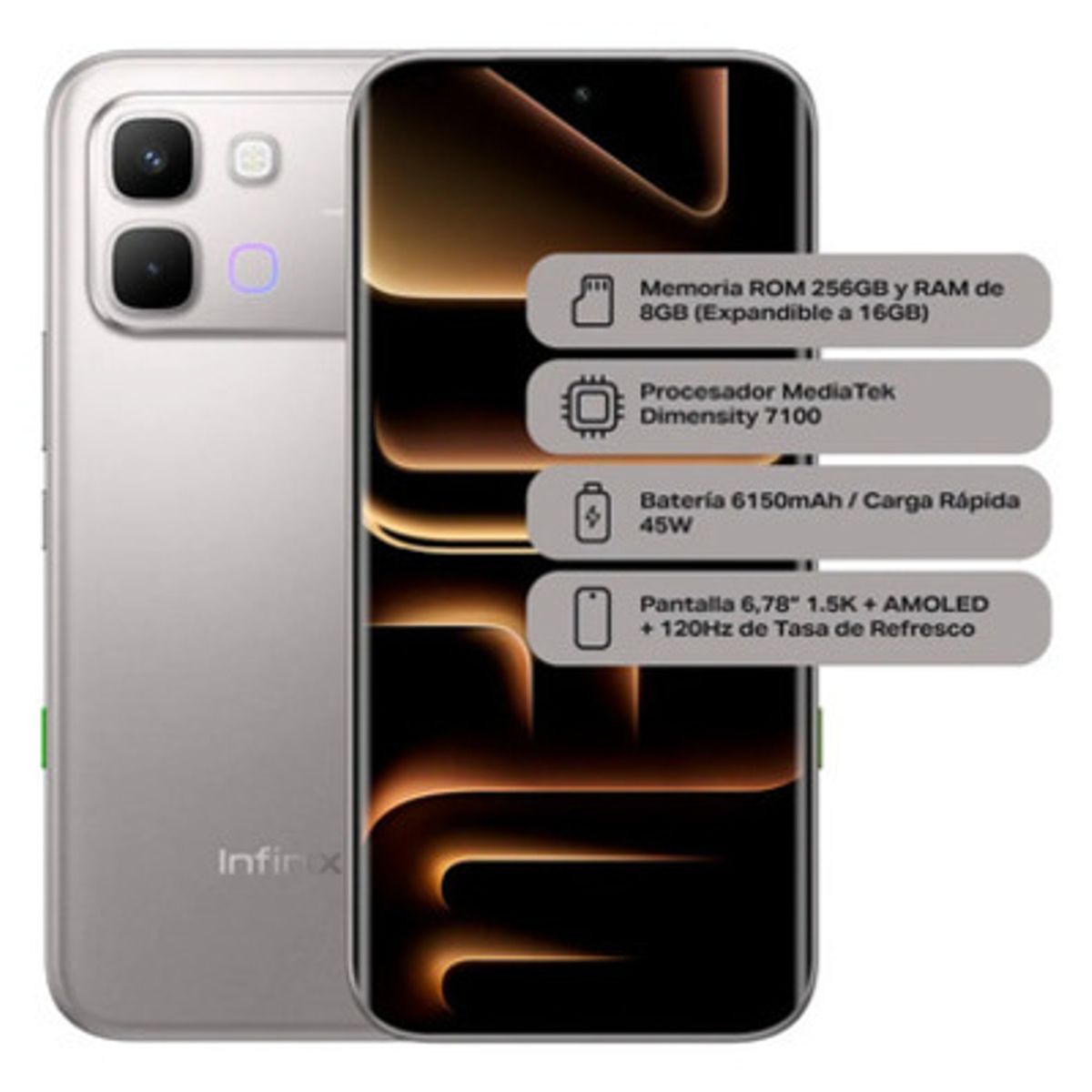 INFINIX - Celular Infinix Note Edge 5G 256Gb 8Ram
