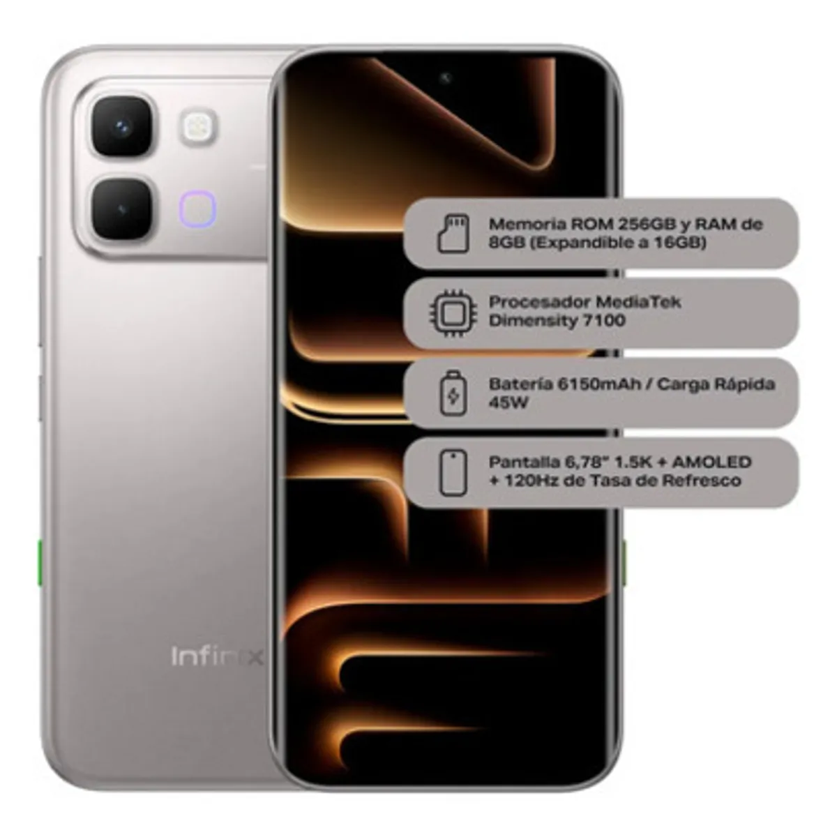 INFINIX - Celular Infinix Note Edge 5G 256Gb 8Ram