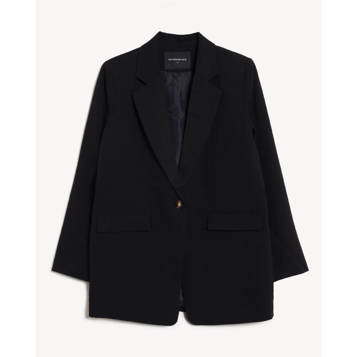 SEVEN SEVEN - Blazer  Para Mujer  Color Negro Marca Seven Seven #28400061