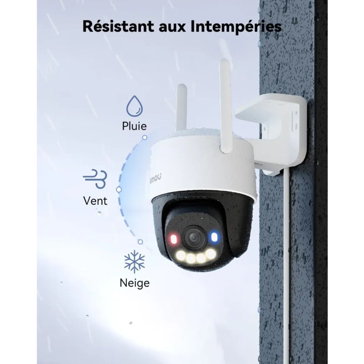 IMOU - Cámara de seguirdad Imou Cruiser SC 8MP 4K 360° con Doble Luz, Sirena y Seguimiento Inteligente IPC-K7FN-8V0N