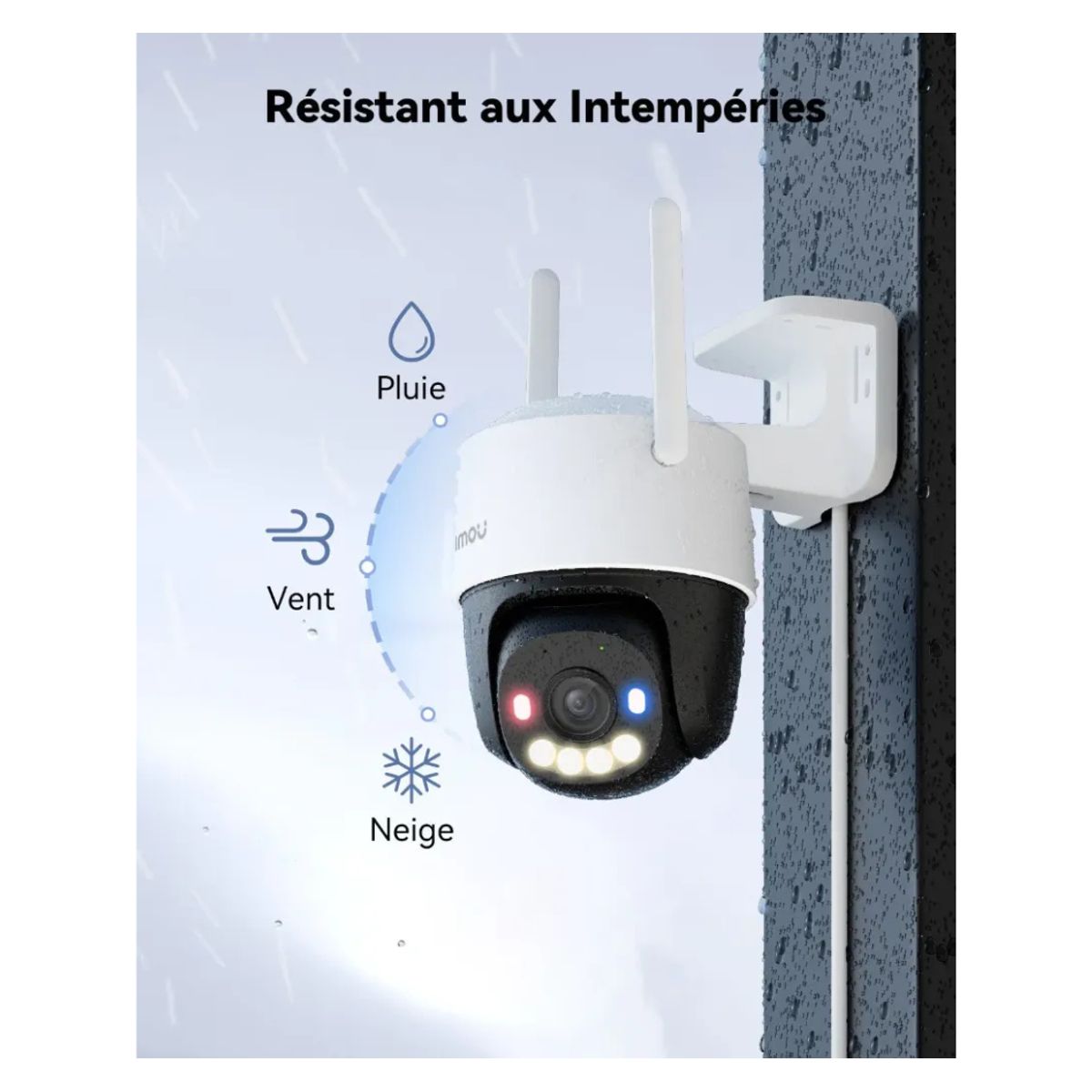 IMOU - Cámara de seguirdad Imou Cruiser SC 8MP 4K 360° con Doble Luz, Sirena y Seguimiento Inteligente IPC-K7FN-8V0N