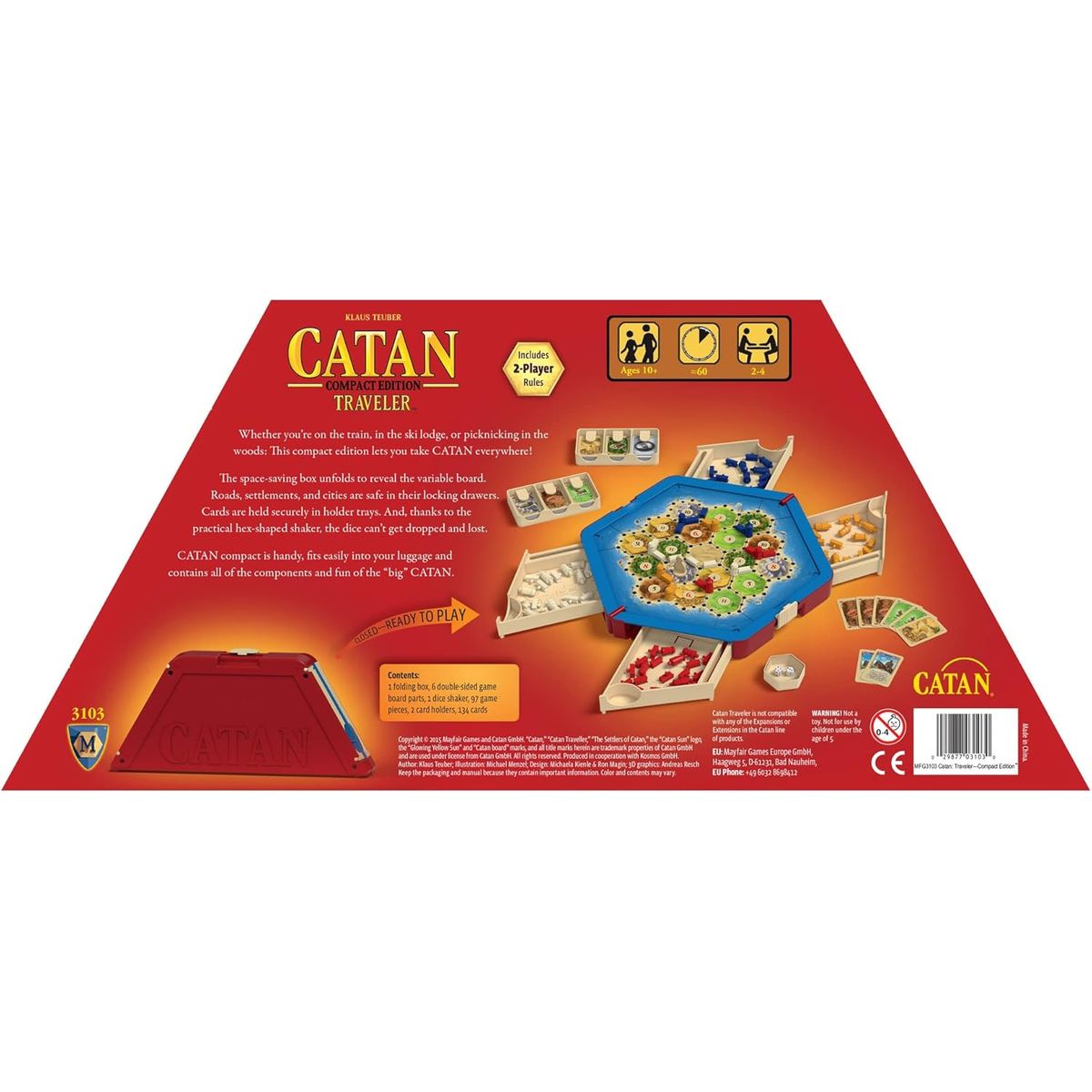 DEVIR - Juego De Mesa Catan De Viaje Devir En Español Original