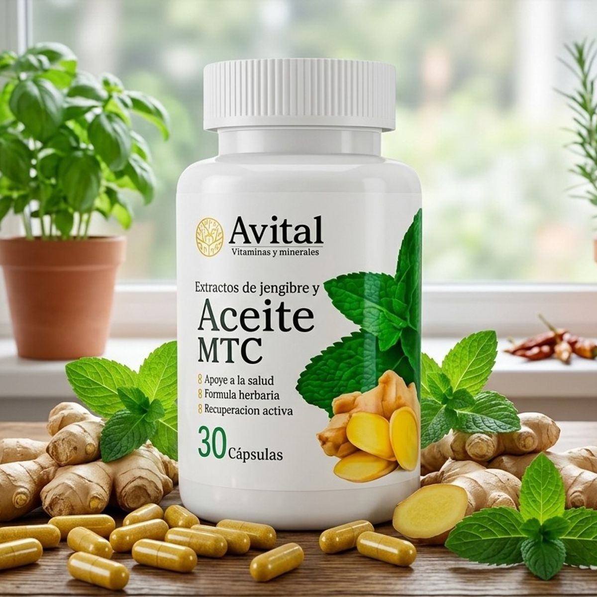 GENERICO - Avital Original - 1 Unidad - 30 poderosas capsulas - Importado USA