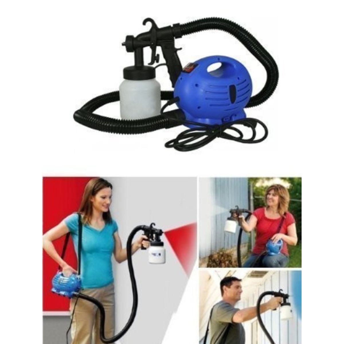 PAINT ZOOM - Compresor Pistola Para Pintar Paint Zoom